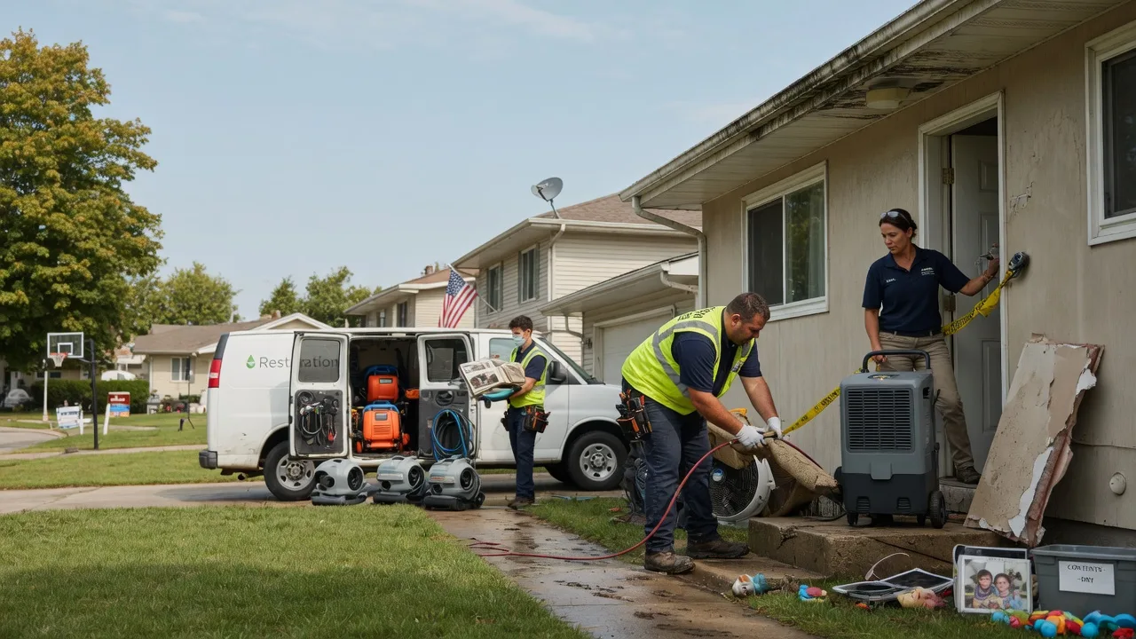 Water Damage Restoration in Steger, IL near me